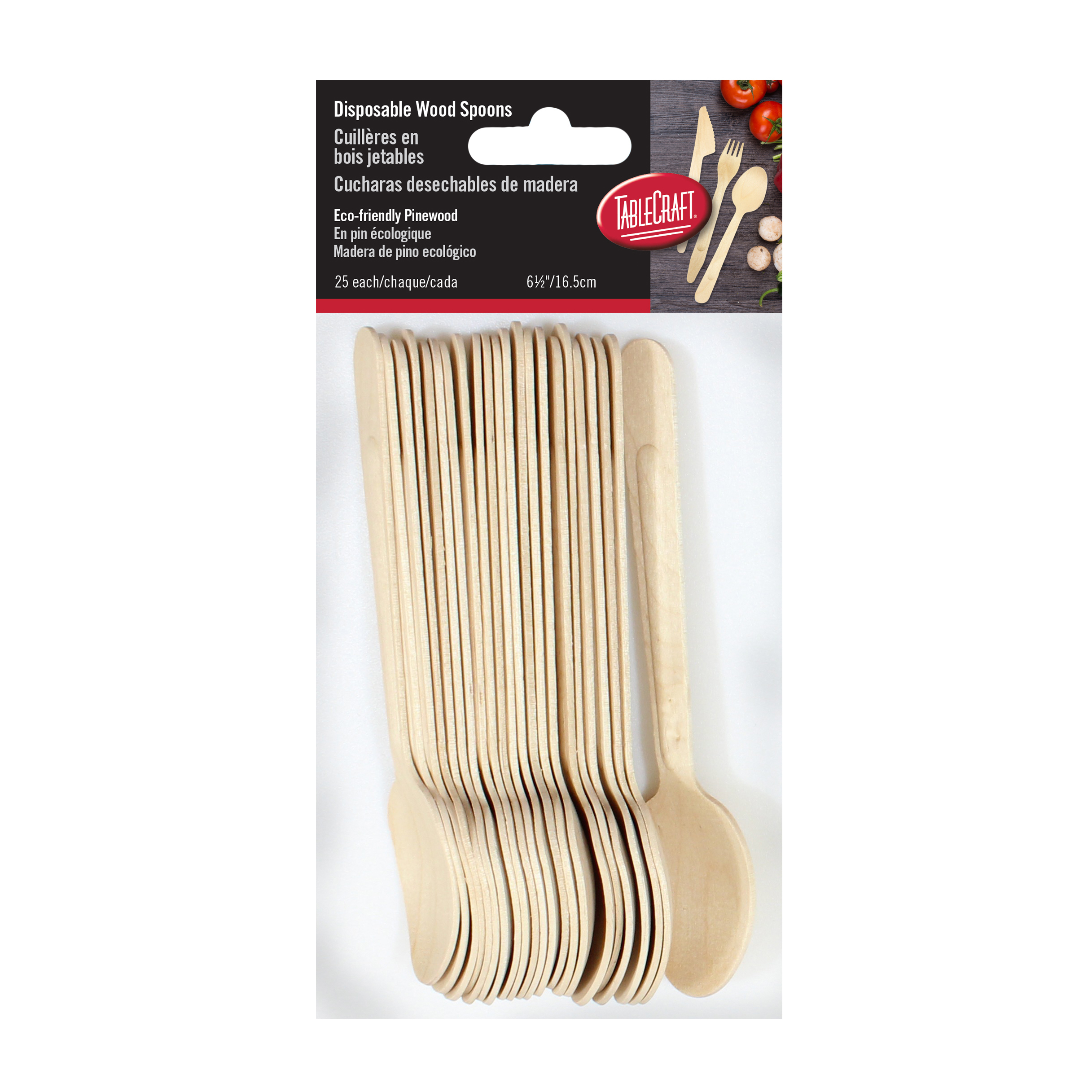 Tablecraft - BAMDSPN65 - Disposable Wood Spoon